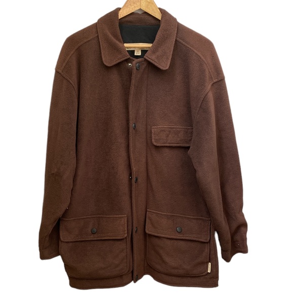 London Fog Other - Vintage London Fog brown winter coat fleece fully lined zip up pockets Size M